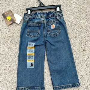 Carhartt jeans. Size 12 months. Never worn.